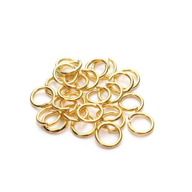 Jump Ring,open Jump Rings,200pcs Gold Plated Jump Rings-10mm 