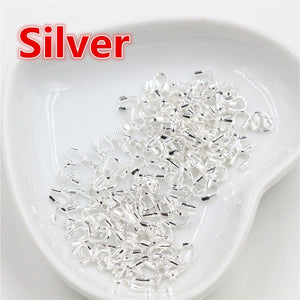 4.5x4mm 100pcs U Shape Wire Protectors For Jewelry Making Nickel and Lead Free