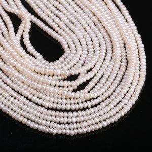 2.5-3mm 13 Inch Strand Natural Freshwater Pearl Beads