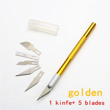 Load image into Gallery viewer, Craft Knife With 5 Replaceable Blades