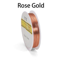 Load image into Gallery viewer, Copper Jewelry Wire (18-32 Gauge) (Gold/KC Gold/Rose Gold/Light Gold/Silver)