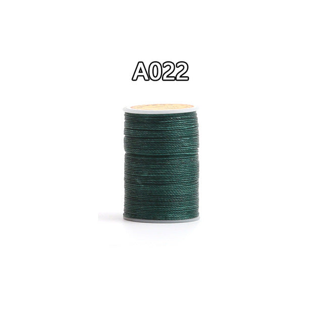 0.65mm Round Wax Thread Cord Leather Sewing Hand Stitching Thread Leather  Craft