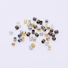 Load image into Gallery viewer, 1.5/2.0/2.5 mm 500pcs Round Crimp Beads Tube (7 Colors)
