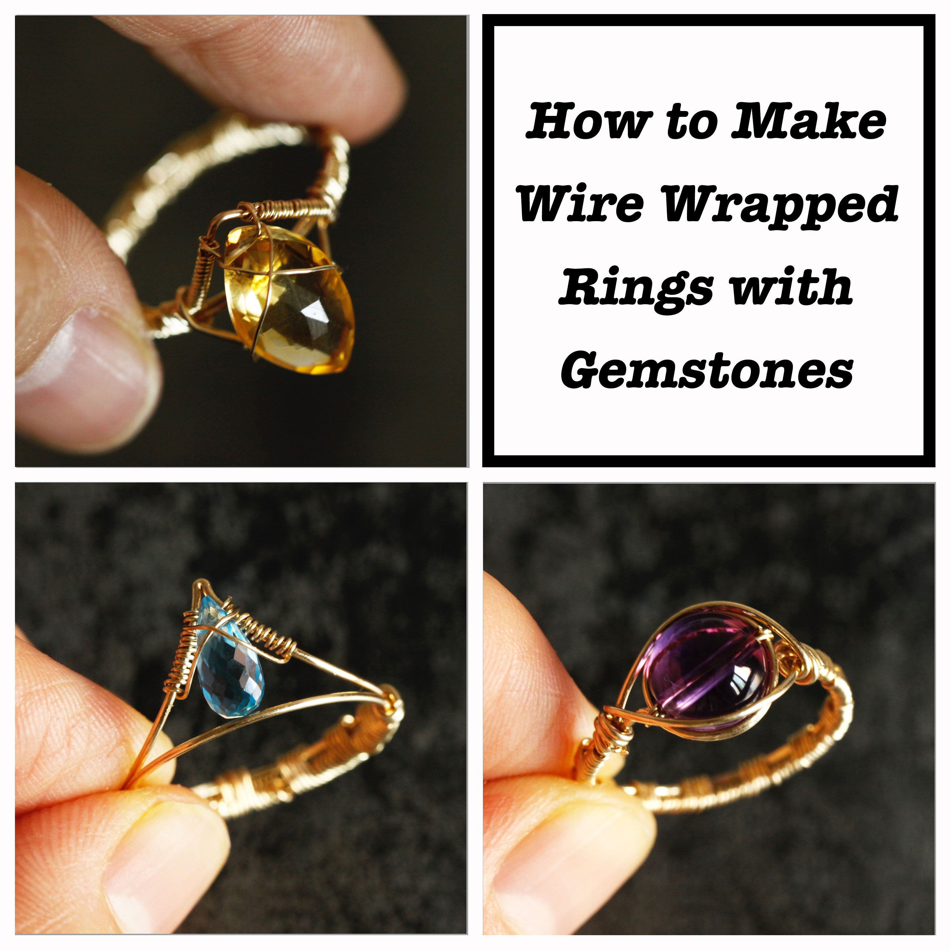 How to wire-wrap a bead pendant  Wire wrap jewelry designs, Wire wrapped  jewelry tutorials, Wire jewelry designs
