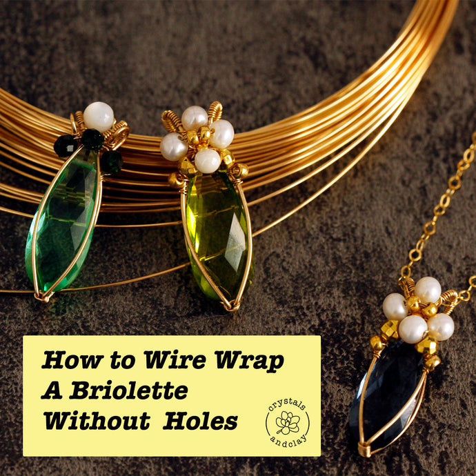 How to Make Wire Wrapped Pearl Earrings