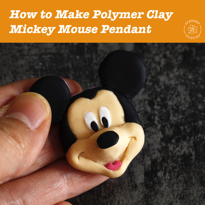 How to make a polymer clay Mickey Mouse