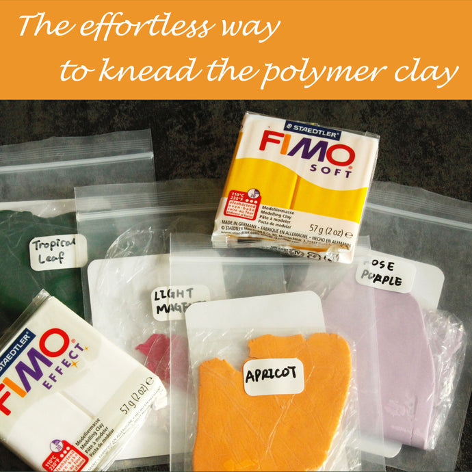The Easiest Way to Knead Polymer Clay