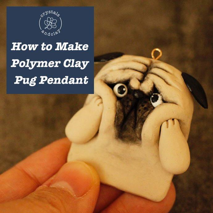 How to make a polymer clay dog pendant (video included)