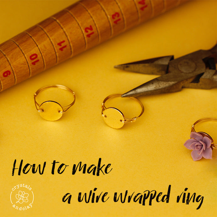 Jewelry Making Basics 3 – How to make a wire wrapped ring