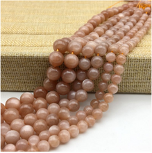 Load image into Gallery viewer, 4/6/8/10/12mm 15.3inch Strand Natural Sunstone Beads