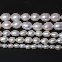 Load image into Gallery viewer, 5A Quality Natural Freshwater Rice Pearl Beads (White/Pink/Purple) (4-10mm)