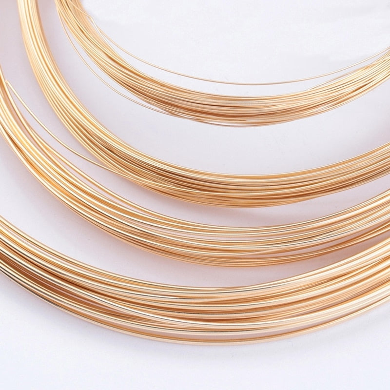 26 Gauge Round Half Hard 14/20 Rose Gold Filled Wire: Wire Jewelry
