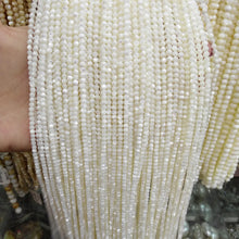 Load image into Gallery viewer, 2/3/4/6/8/9/10mm 15.5inch Strand Natural White Shell Beads