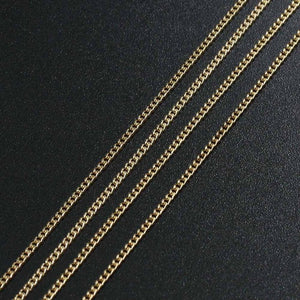5/10m Silver/Gold/Bronze Color Plated Necklace Chains