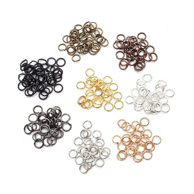 1000 pcs Antique Bronze Double Loop Open Jump Rings 5mm Jewelry Item # –  Sweet Crafty Tools