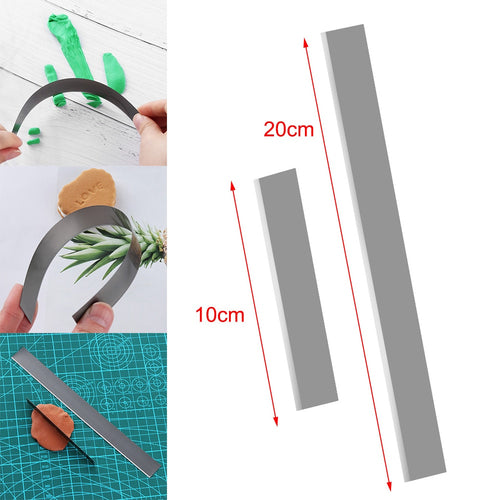 2 Piece Flexible Long Blades for Polymer Clay DIY