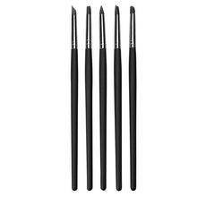 Load image into Gallery viewer, 5pcs Silicone Rubber Polymer Clay Sculpting Tool Set