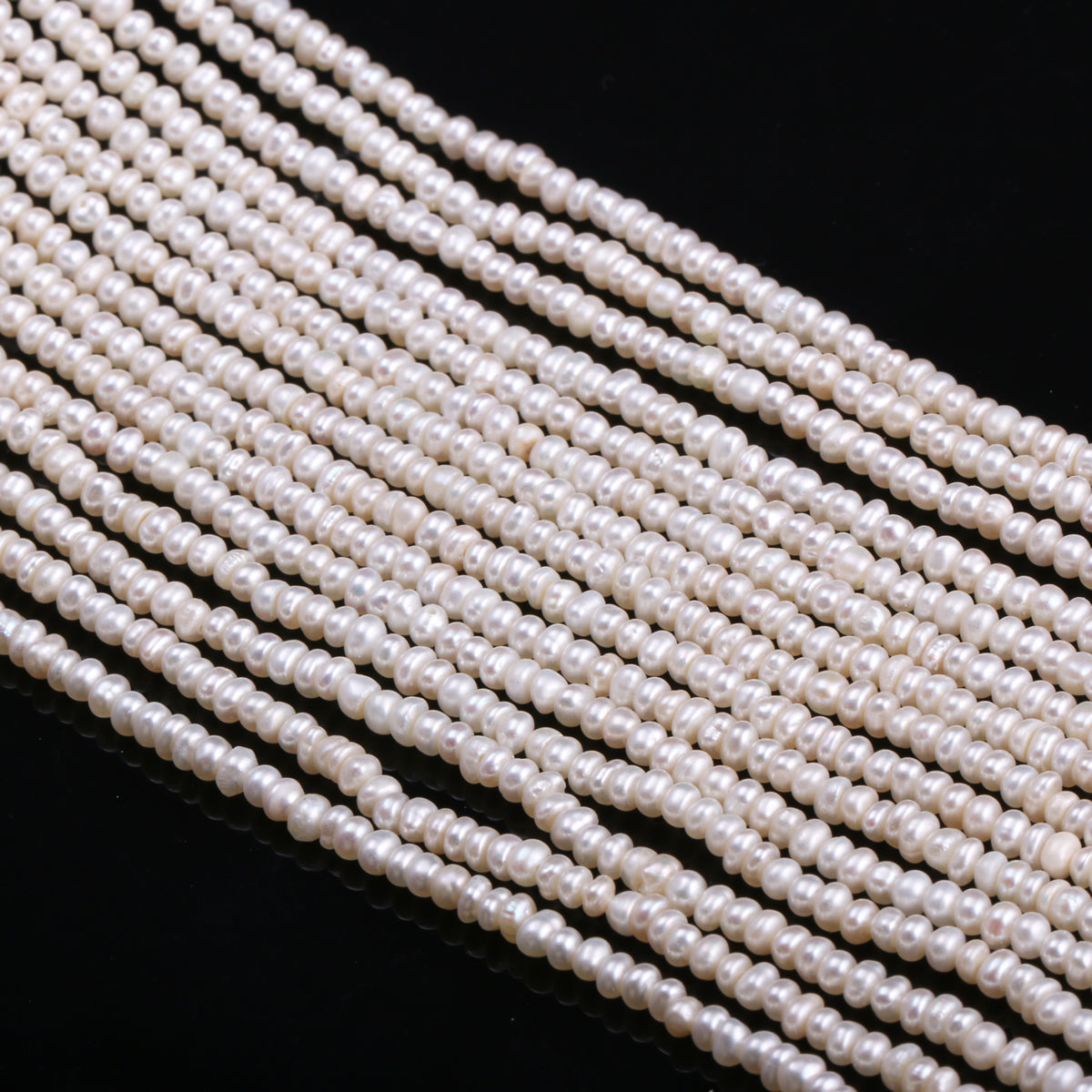 2.5-3mm 13 Inch Strand Natural Freshwater Pearl Beads – Crystals and Clay  Jewelry DIY