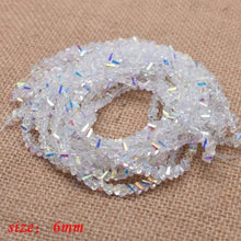 Load image into Gallery viewer, Triangle Glass Beads 6mm 100pcs 41Colors