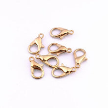Load image into Gallery viewer, 10/12/14/16/18/21mm 50 Pieces Zinc Alloy Lobster Clasps (7 Colors)