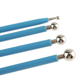 4 Pieces Stainless Steel Polymer Clay Modeling Ball Tool Set