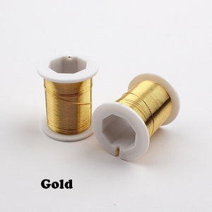 . Metallic Beading & Jewelry Wire 28 Gauge 32' Gold